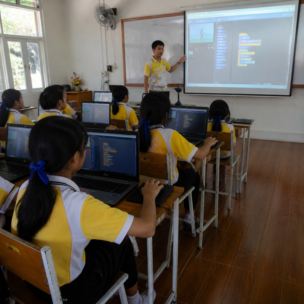 สอนสร้างเกม Coding ง่ายๆ ด้วยบล็อกคำสั่ง
